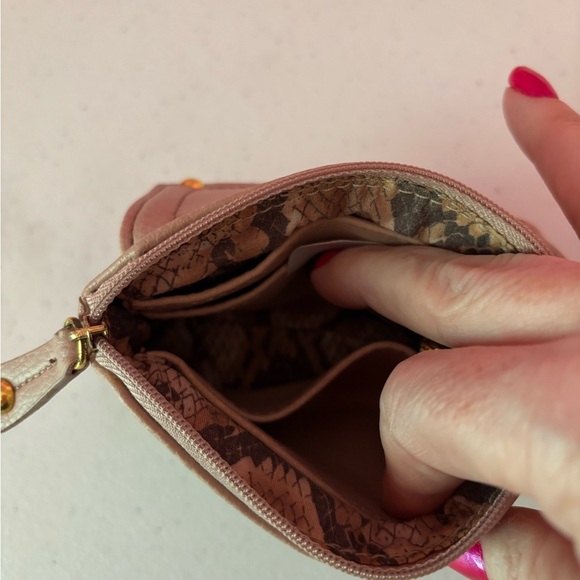 Pink Wallet with Gold Accents - Picture 5 of 5